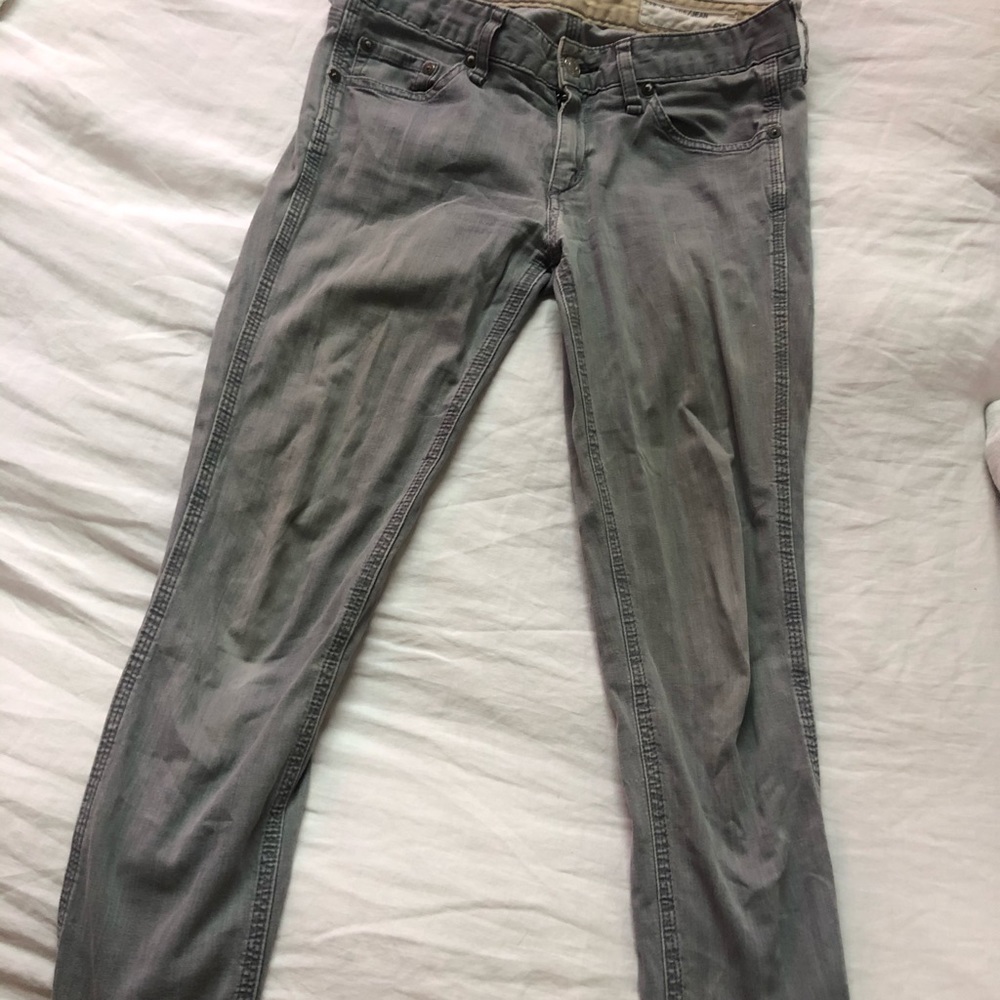 Rag & Bone gray skinny jeans